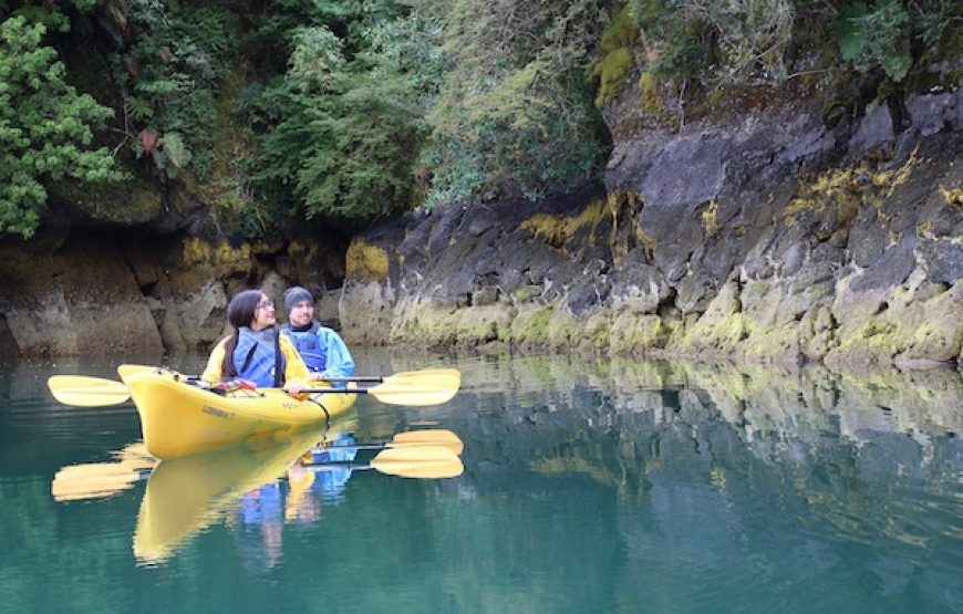 Kayak y trekking al pozon tronador